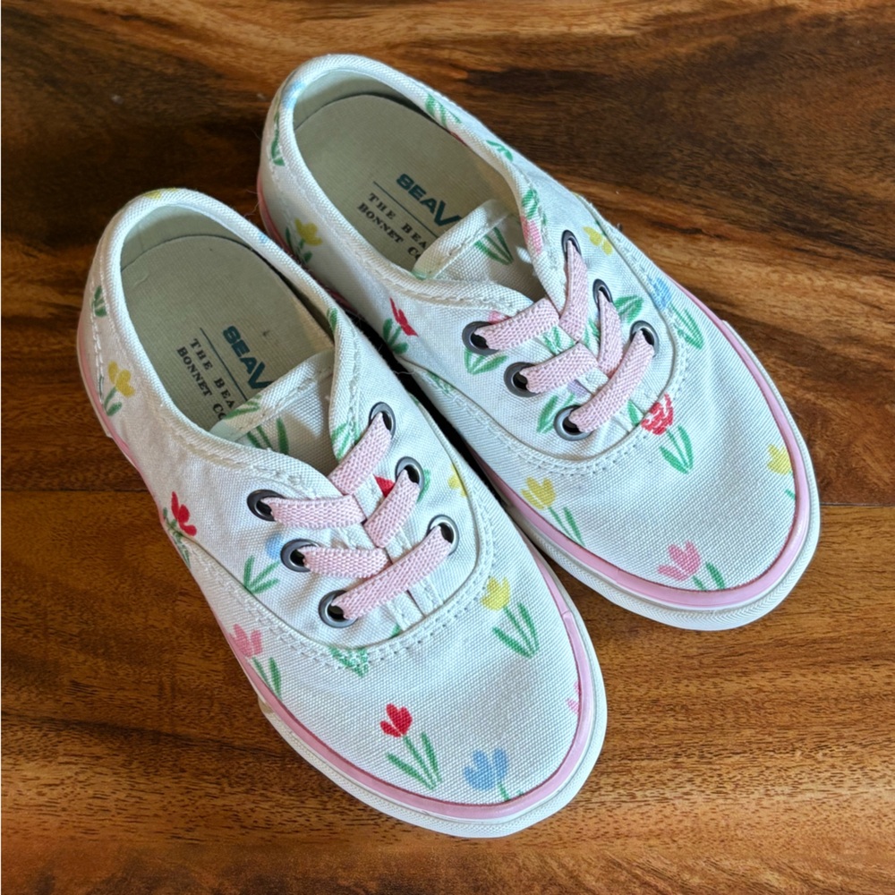 Seavees The Beaufort Bonnet Company Petite Floral Canvas Shoes 8 Toddler Girl